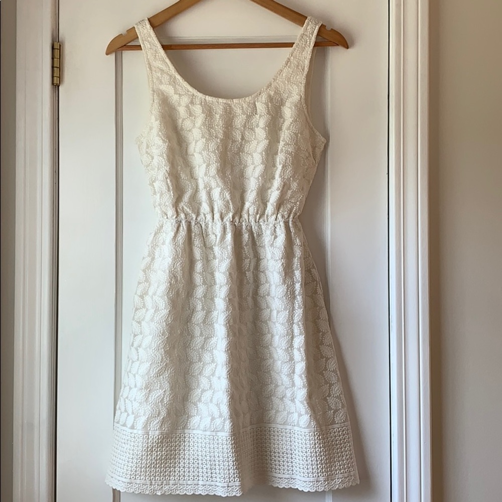 STRADIVARIUS White Summer Dress, Knee Length, S - Picture 2 of 12